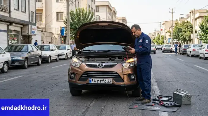 امداد خودرو جک در شمال تهران