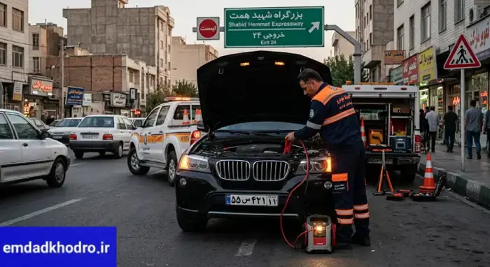 مکانیک سیار بی ام و در تهران
