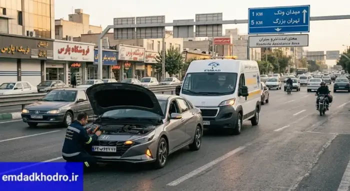 امداد مدل‌های مختلف هیوندای در تهران