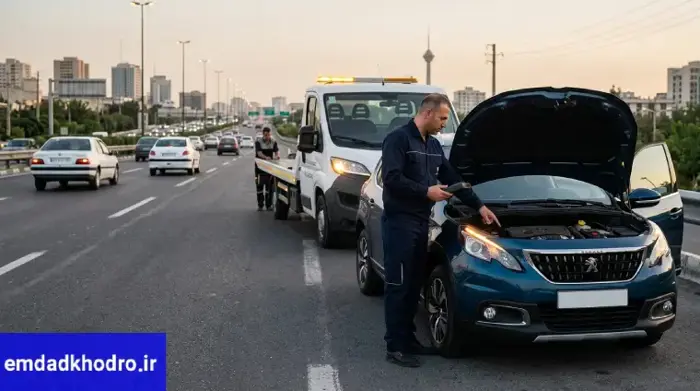 یدک‌کش و خودروبر پژو تهران