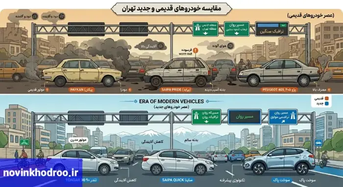 سن فرسودگی انواع خودروها